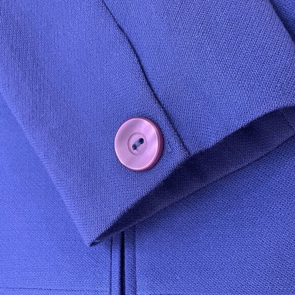 Vintage Pendleton 100% Wool Blazer 10 | Purple Classic Tailored Jacket USA, Rare - Picture 5 of 9